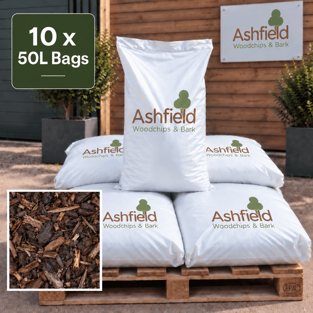 Landscape Bark – 10 x 50 Litre Bags
